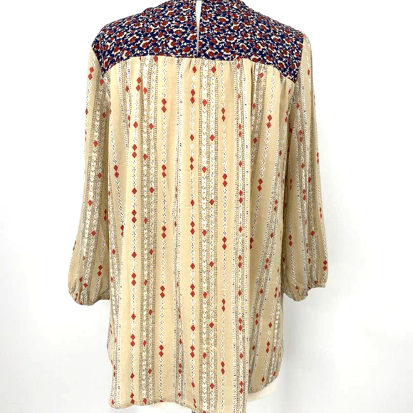 Weekend Suzanne Betro Blouse Womens Medium Top Floral Peasant Boho Ladies Casual - Picture 3 of 6